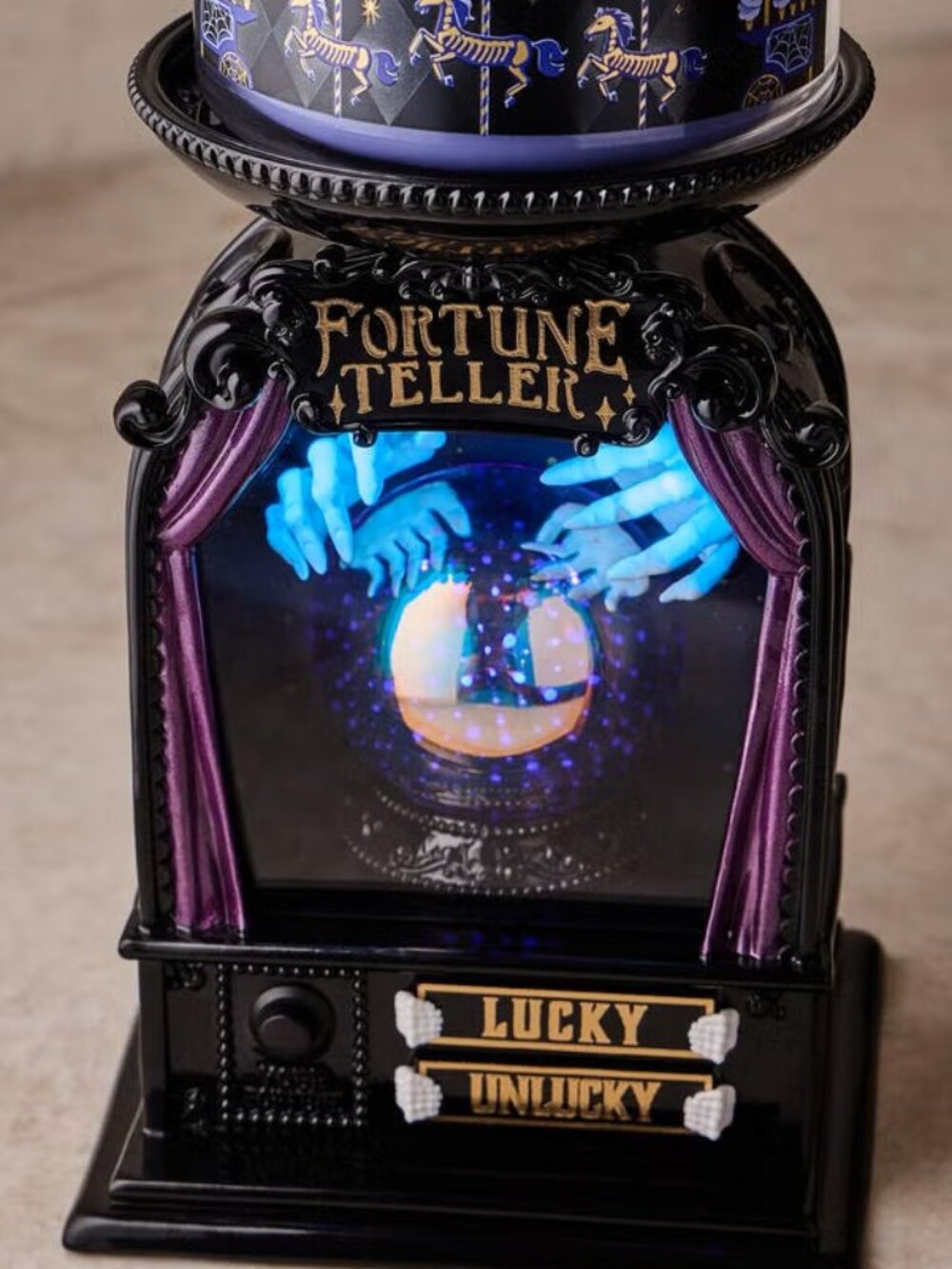 Bath and Body Works " Light-up Glow-in-the-Dark Fortune Telling Pedestal "NWT